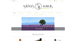 Desktop Screenshot of goldensnaturals.com