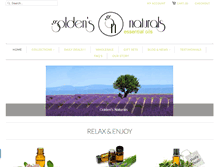 Tablet Screenshot of goldensnaturals.com